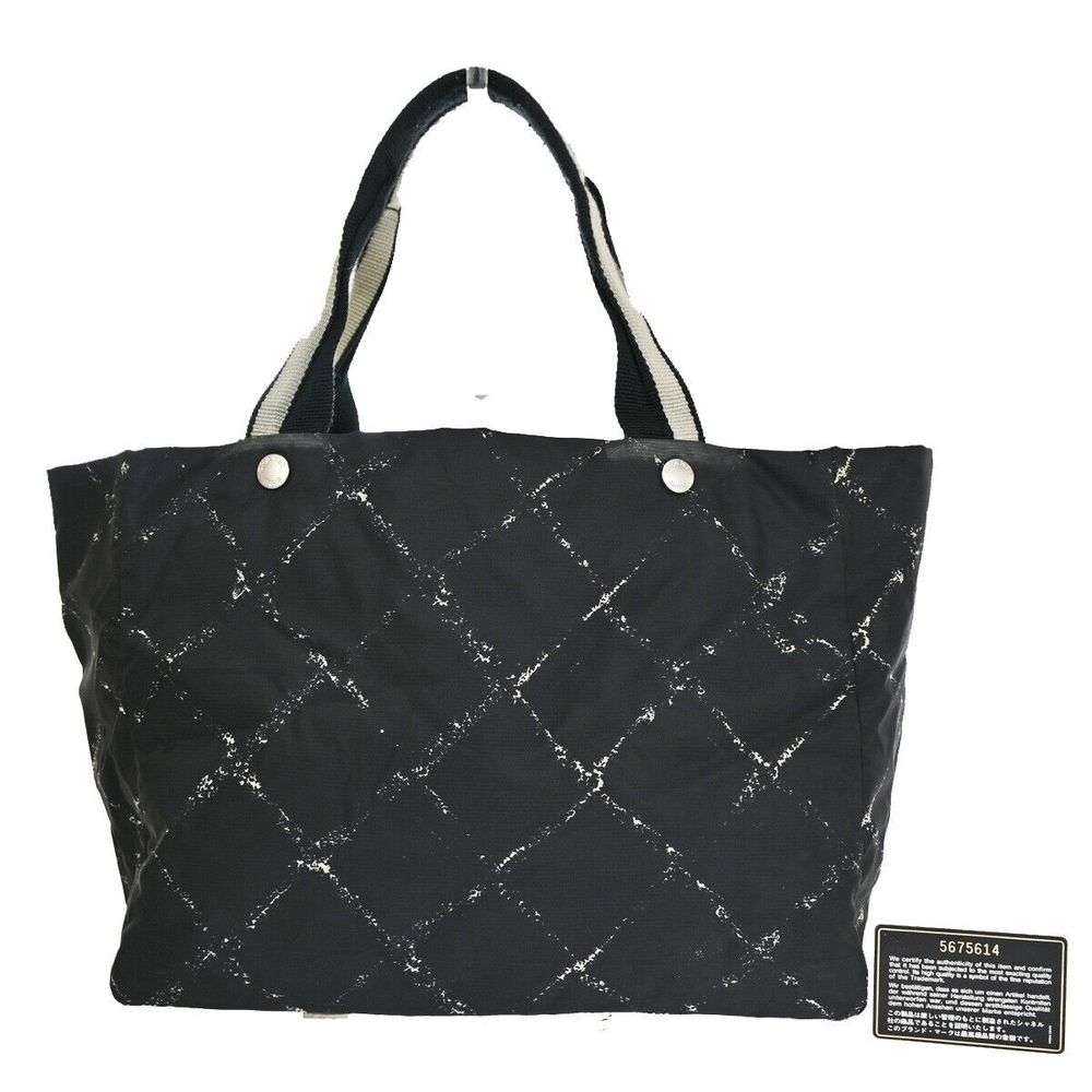 Chanel Cc Travel Line Tote Hand Bag #78460C30B